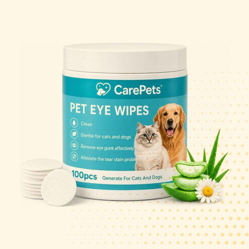 Textured Pet Eye Wipes for Tear Stains